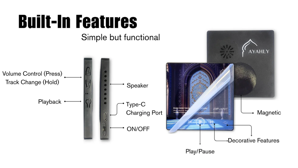 Quran Magnet with Built-in Surah
